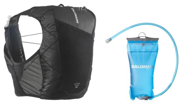 Sac d'Hydratation Unisexe Salomon Active Skin 12   Poche à Eau 1.5L Noir