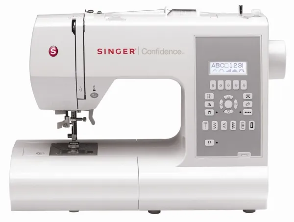 [OUTLET] - Singer Confidence 7470 - Symaskine - 225 søm - 6 et-trins knaphuller - LCD display