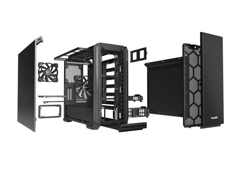 be quiet! PC-Gehäuse Silent Base 601 Schwarz Geräuschunterdrückendes Gehäuse