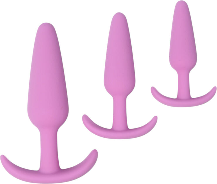 Peech Trainy Buttplug Sæt 3 stk. Pink