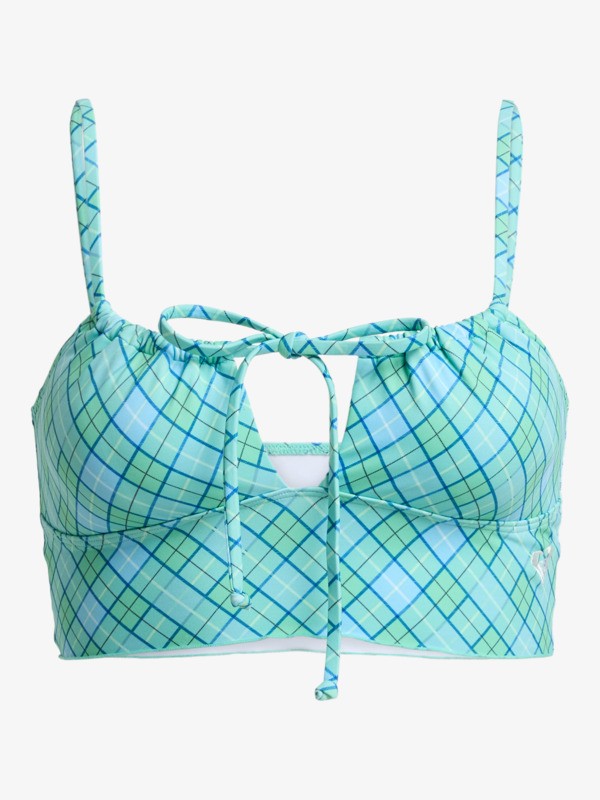 Printed Essentials Tank Top Haut de bikini tank Vert Femme