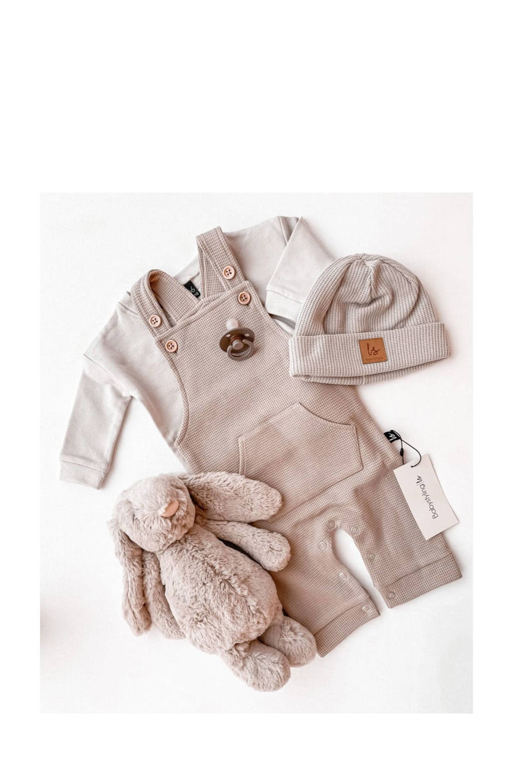 Babystyling tuinbroek bruin
