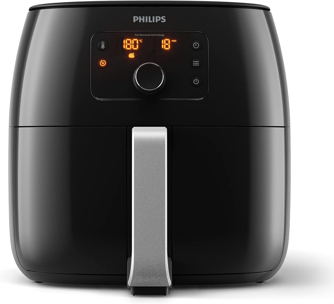 Philips Premium Airfryer XXL - 7.3 L, Friteuse Sans Huile, Technologie Rapid Air et Élimine Graisses, Séparateur Inclus, HomeID-App Recipes (HD9762/90)