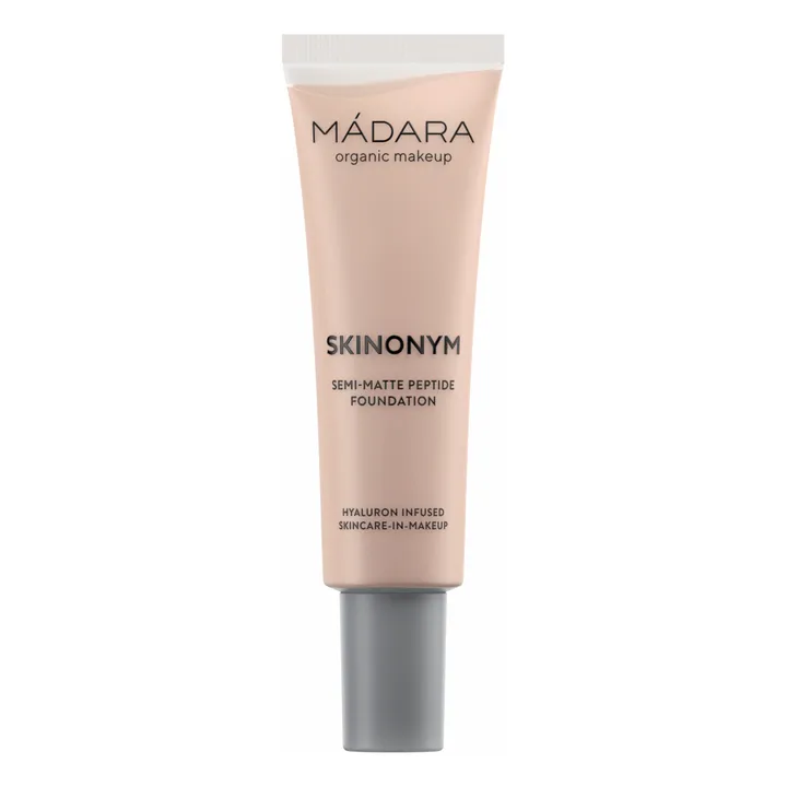 MÁDARA Fond de teint semi-mat aux peptides Skinonym - 30 ml | Rose Ivory