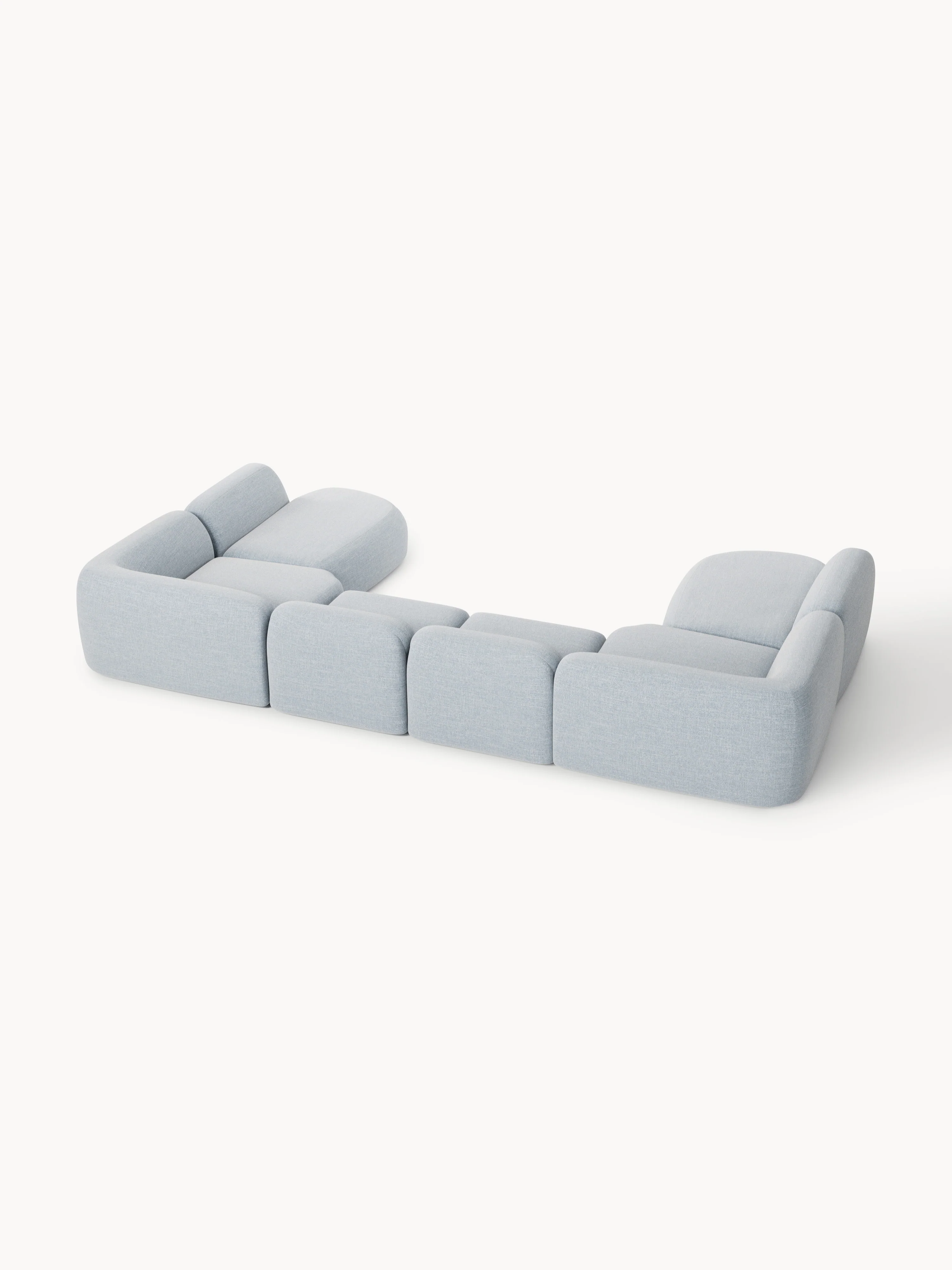 Modulaire bouclé XL bank Wolke