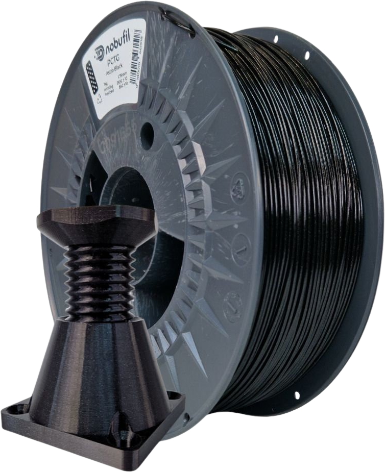 Nobufil  PCTG Astro Black, 1,75 mm / 1000 g    Schlagfestes PCTG Filament aus recycelten Kunststoffen