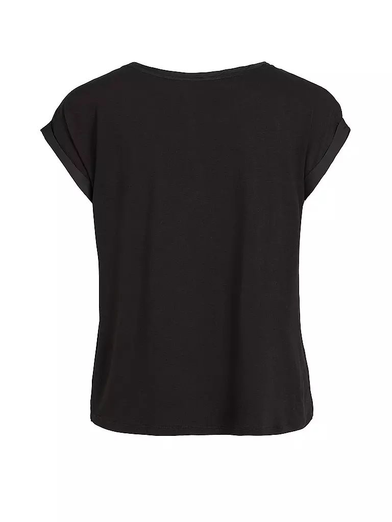 VILA Blusenshirt VIELLETTE  schwarz
