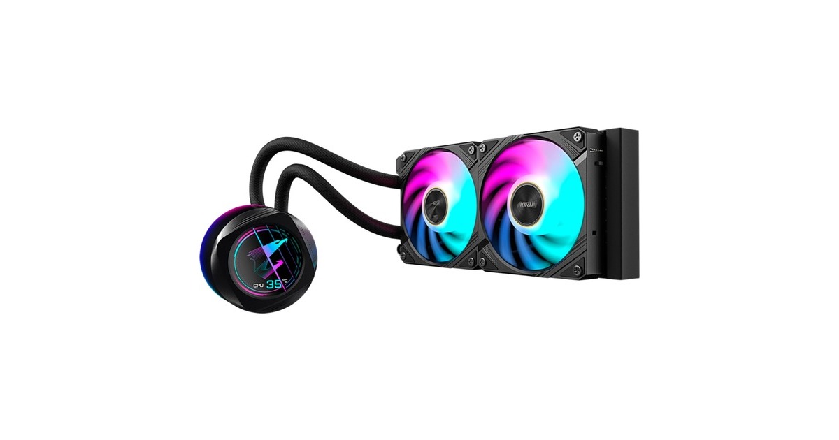 GIGABYTEAORUS WATERFORCE X II 240 waterkoeling  (Zwart)