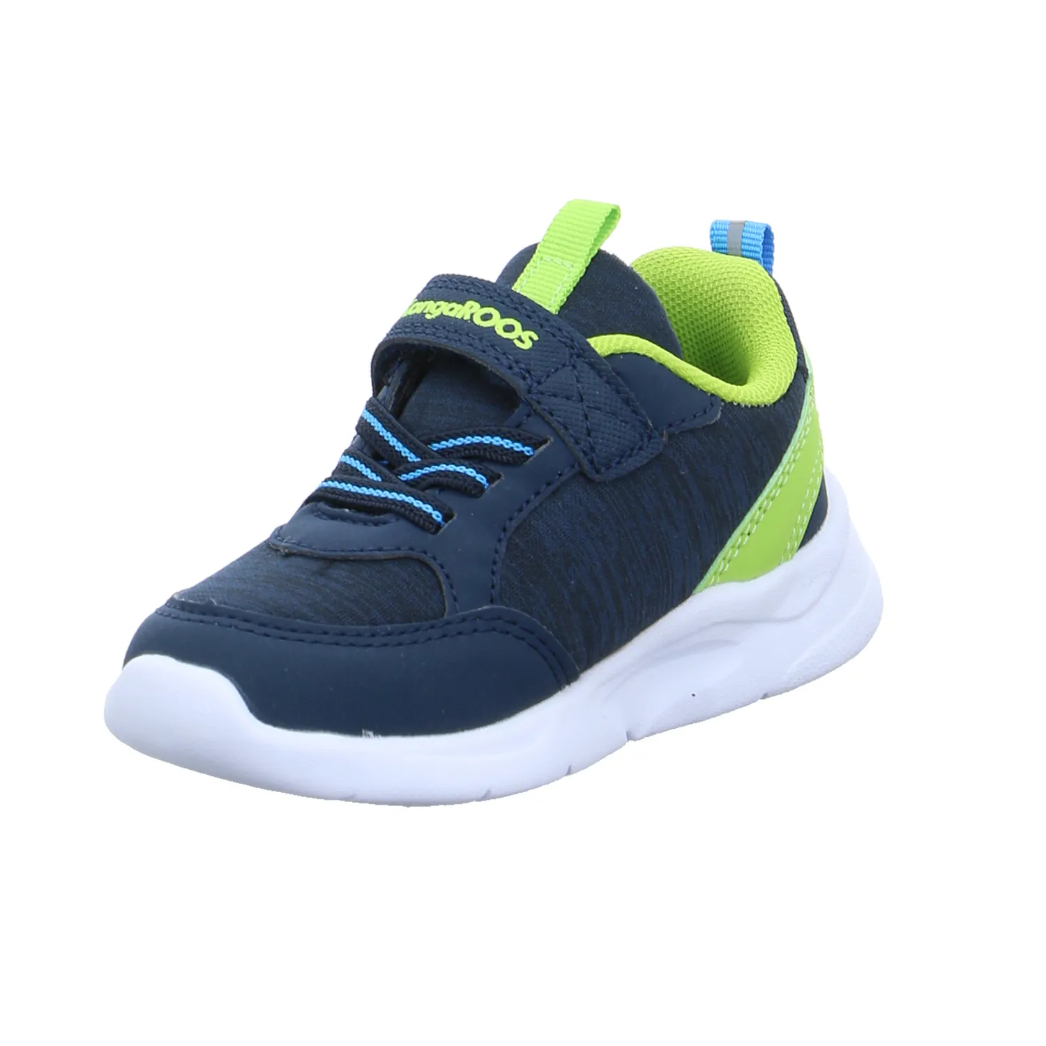 KANGAROOS Baby-Sport-Bottine Blau Textil  Sneaker