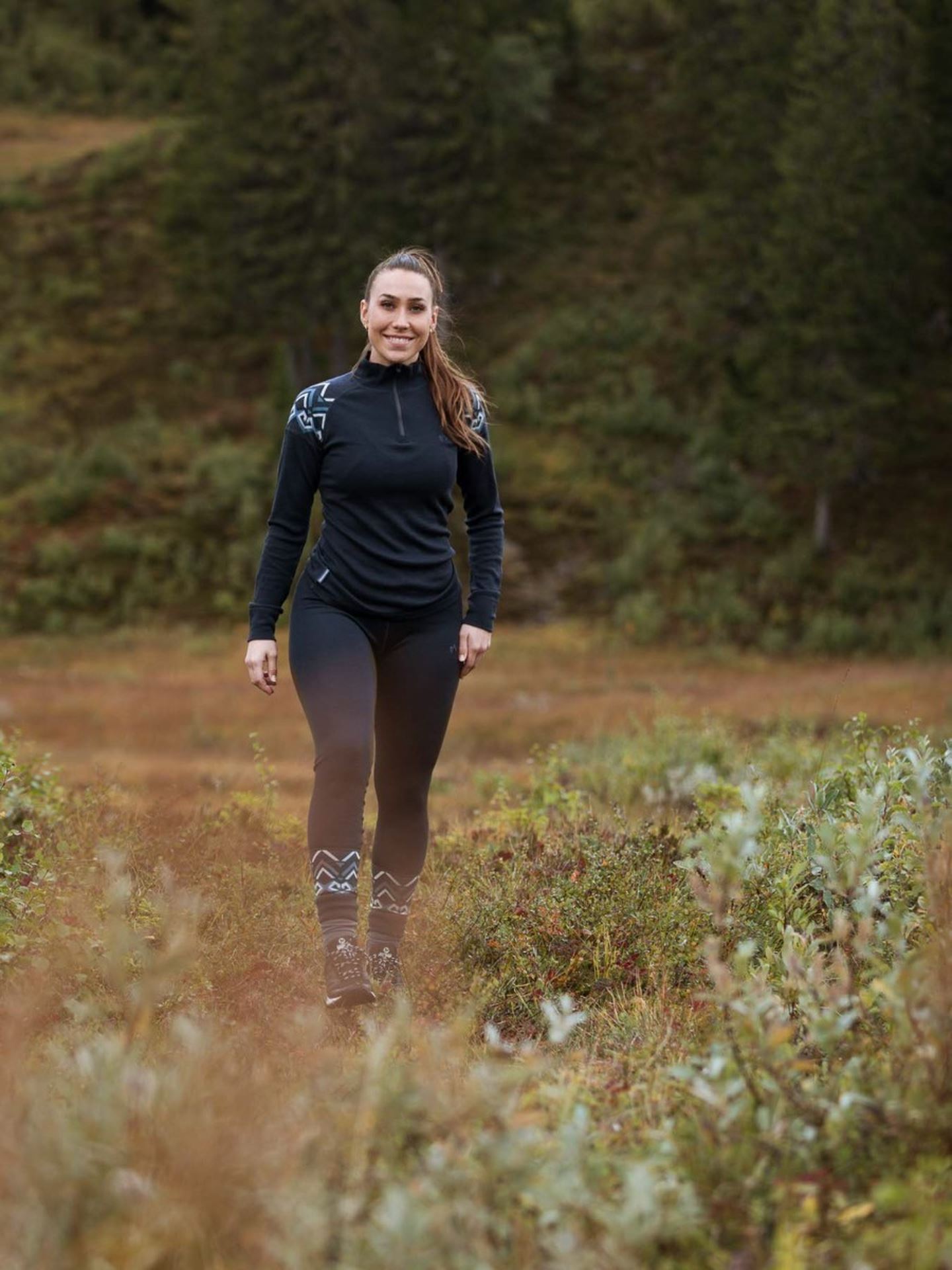 Finse Freja Ull Half zip