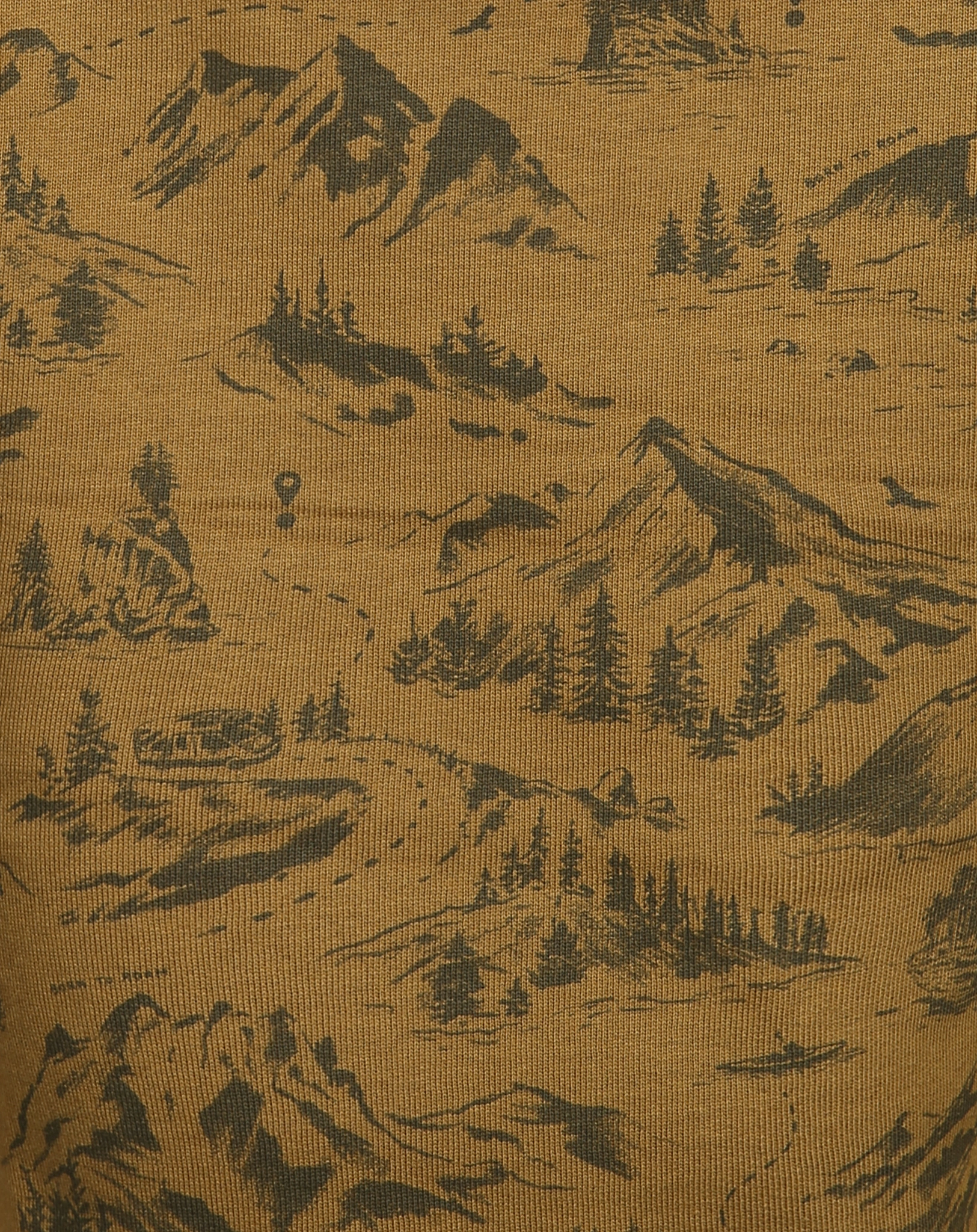 Kapuzen-Sweatshirt MONTANAS in senfgelb