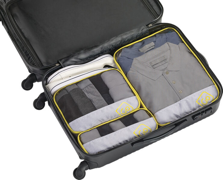 Go Travel Trible Packing Cubes Grey