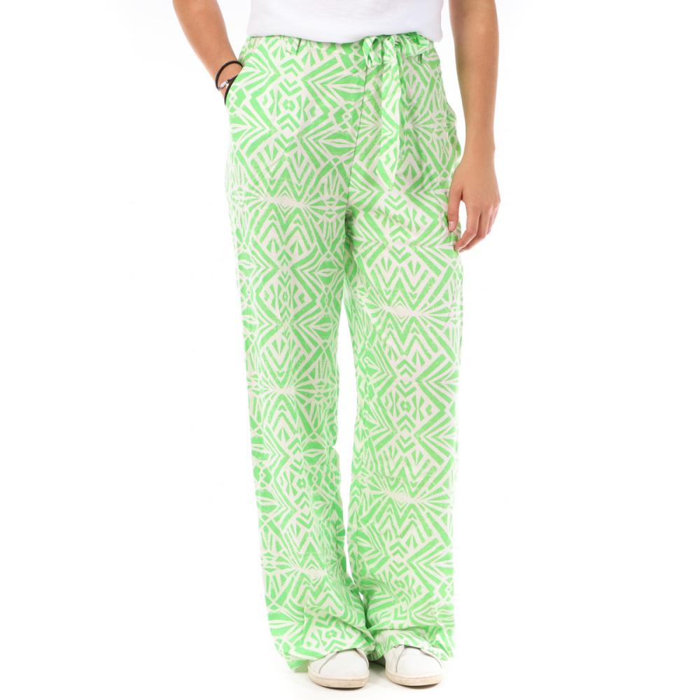 Only Pantalon Vert Femme Only Nova Life Palazzo