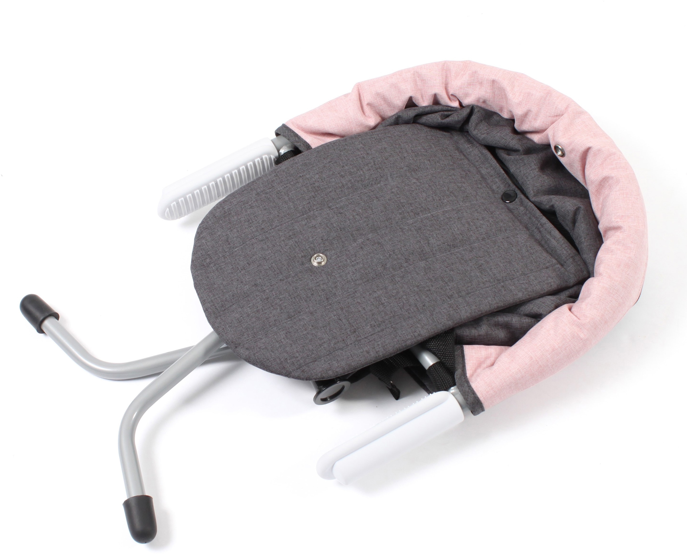 CHIC4BABY Tischsitz »Relax, Melange Rosa« platzsparend zusammenfaltbar