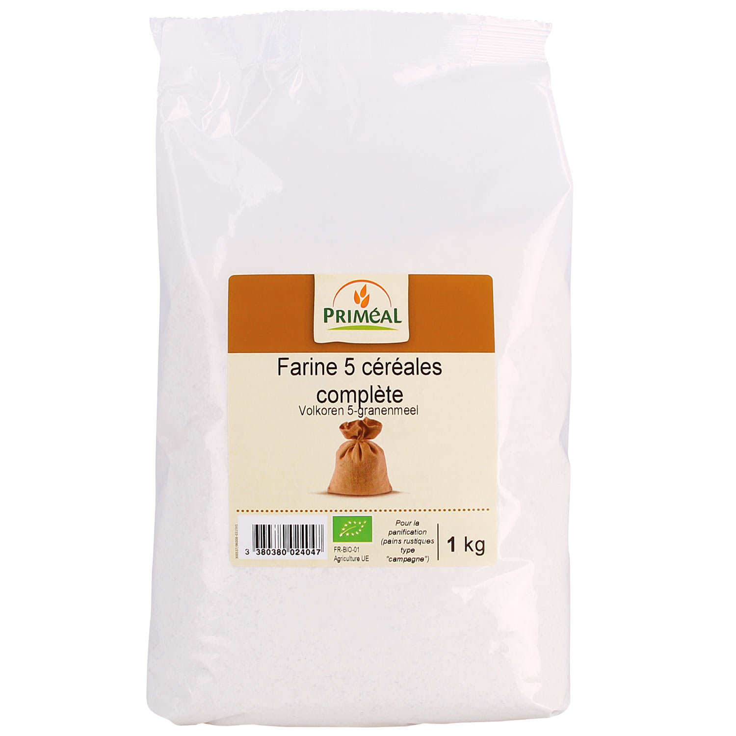 Farine complète 5 céréales bio