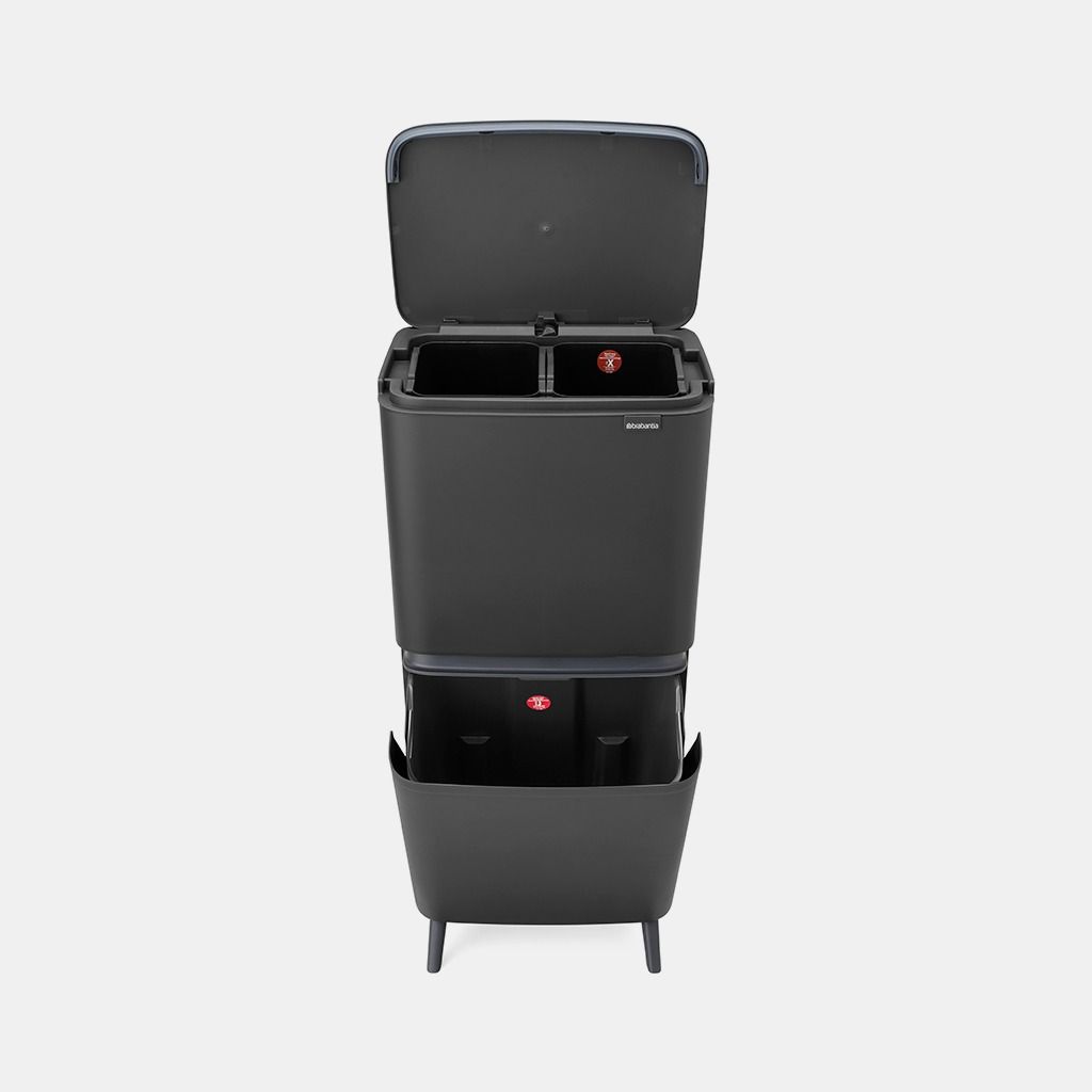 SortUp Recycle Prullenbak Hi, 20 25 liter - Dark Grey