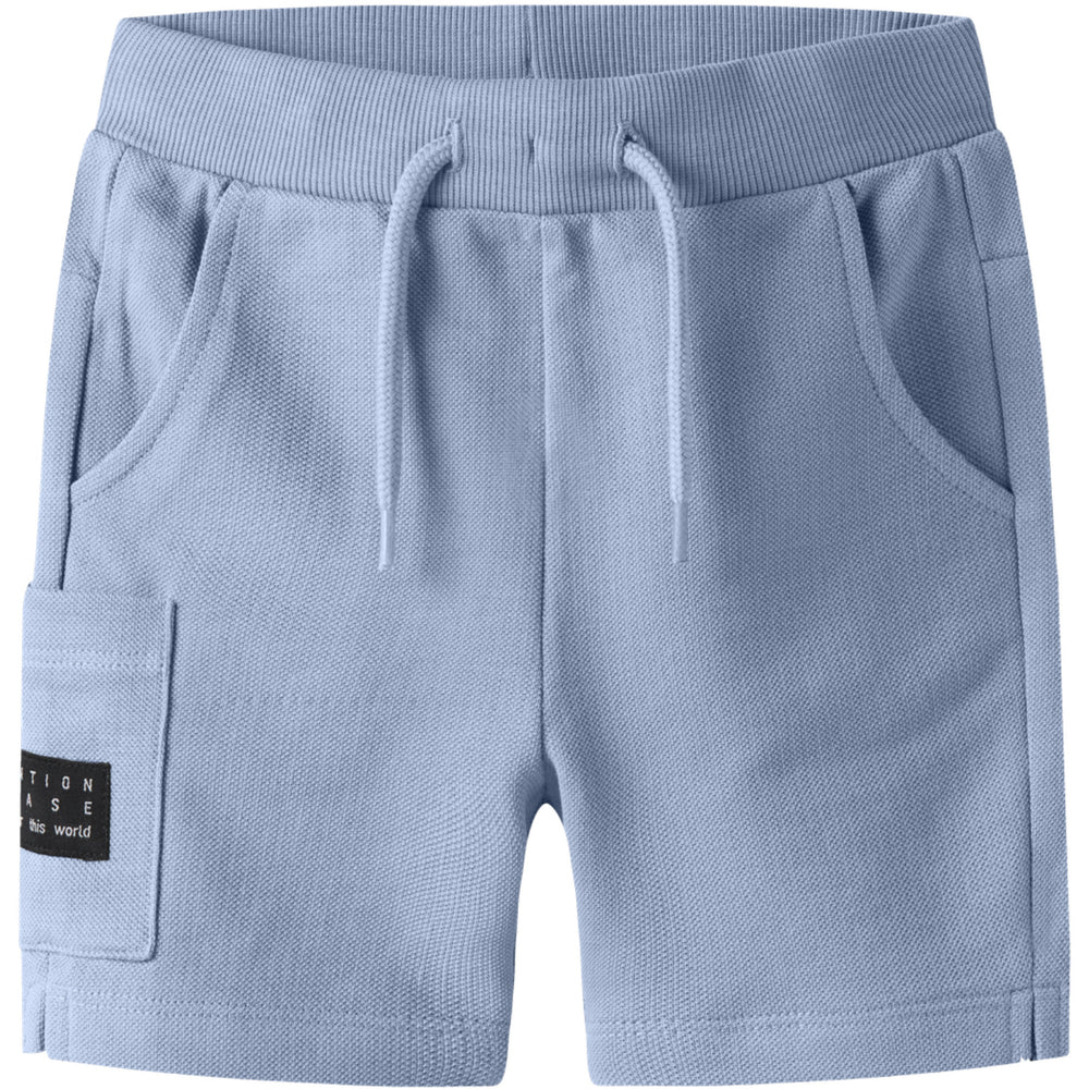 Køb Name It Blue Fog Nmmvivasse Long Swe Shorts Unb