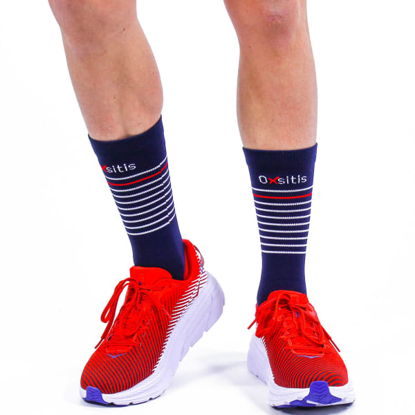 Chaussette running OXSITIS SOCKS BBR BLEU / BLANC / ROUGE