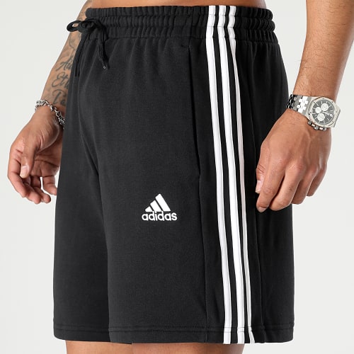 Short Jogging A Bandes IC9435 Noir