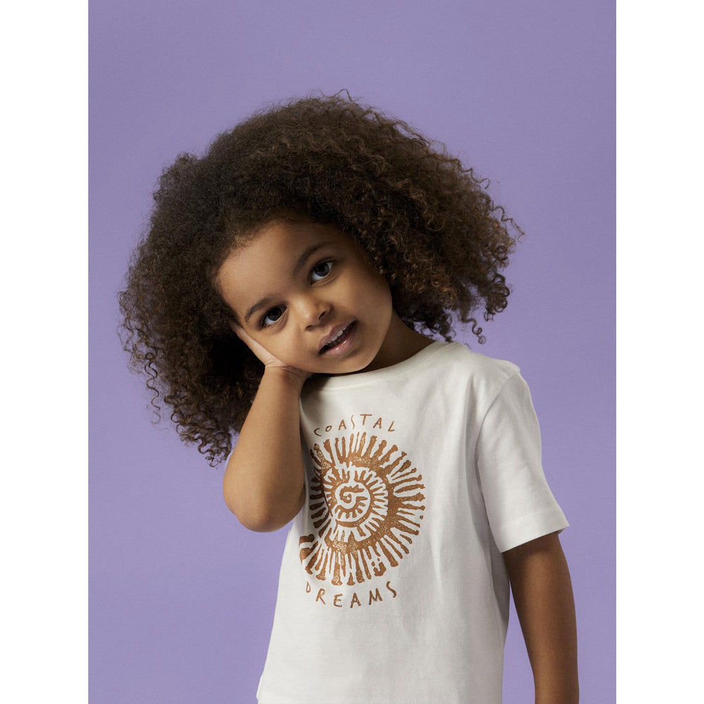 Køb Name It Cloud Dancer Nmfhaline Ss Nreg Top
