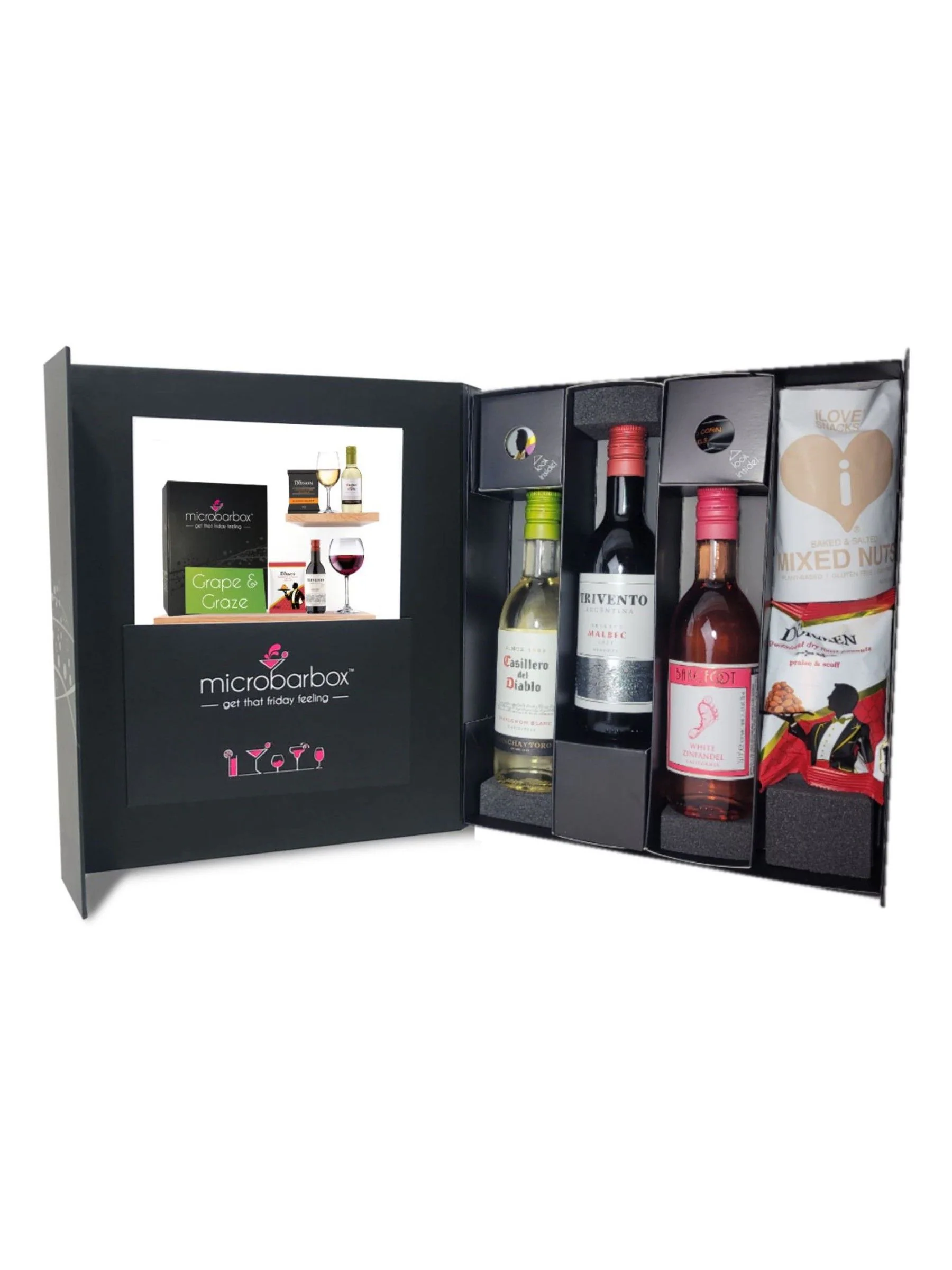 MicroBarBox Grape and Graze Wine Gift Set