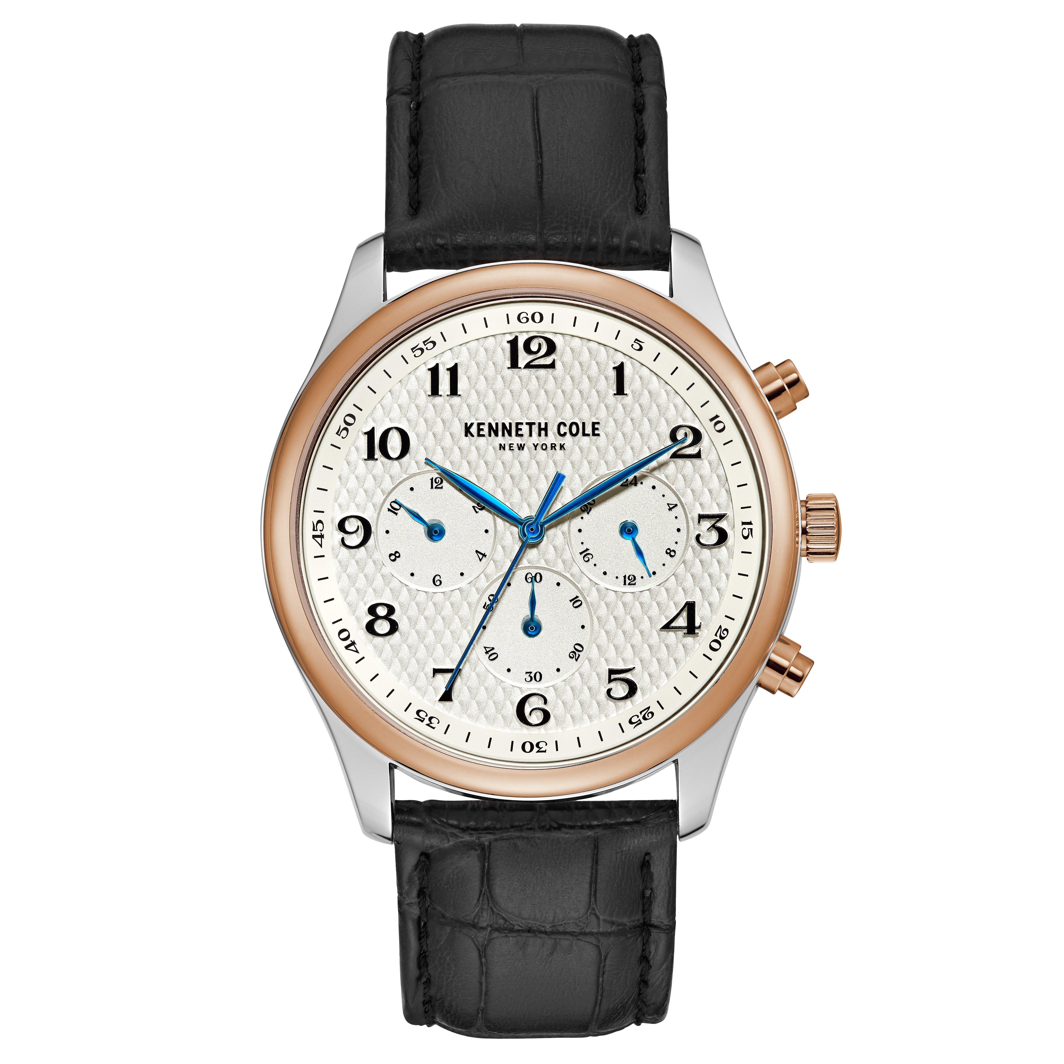 Kenneth Cole New York Dress Grey Fashion Analogue Quartz Watch