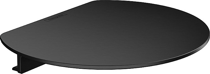 Tablette de douche noir mat WallStoris Hansgrohe