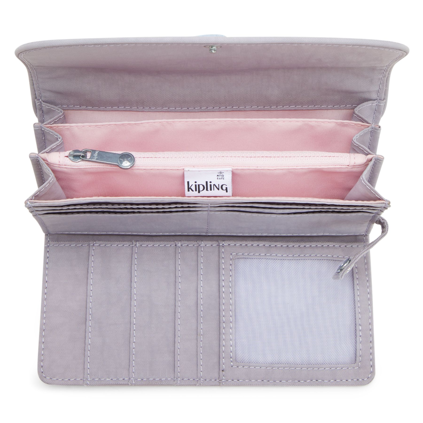 MONEY LAND Grand Portefeuille RFID - Tender Grey