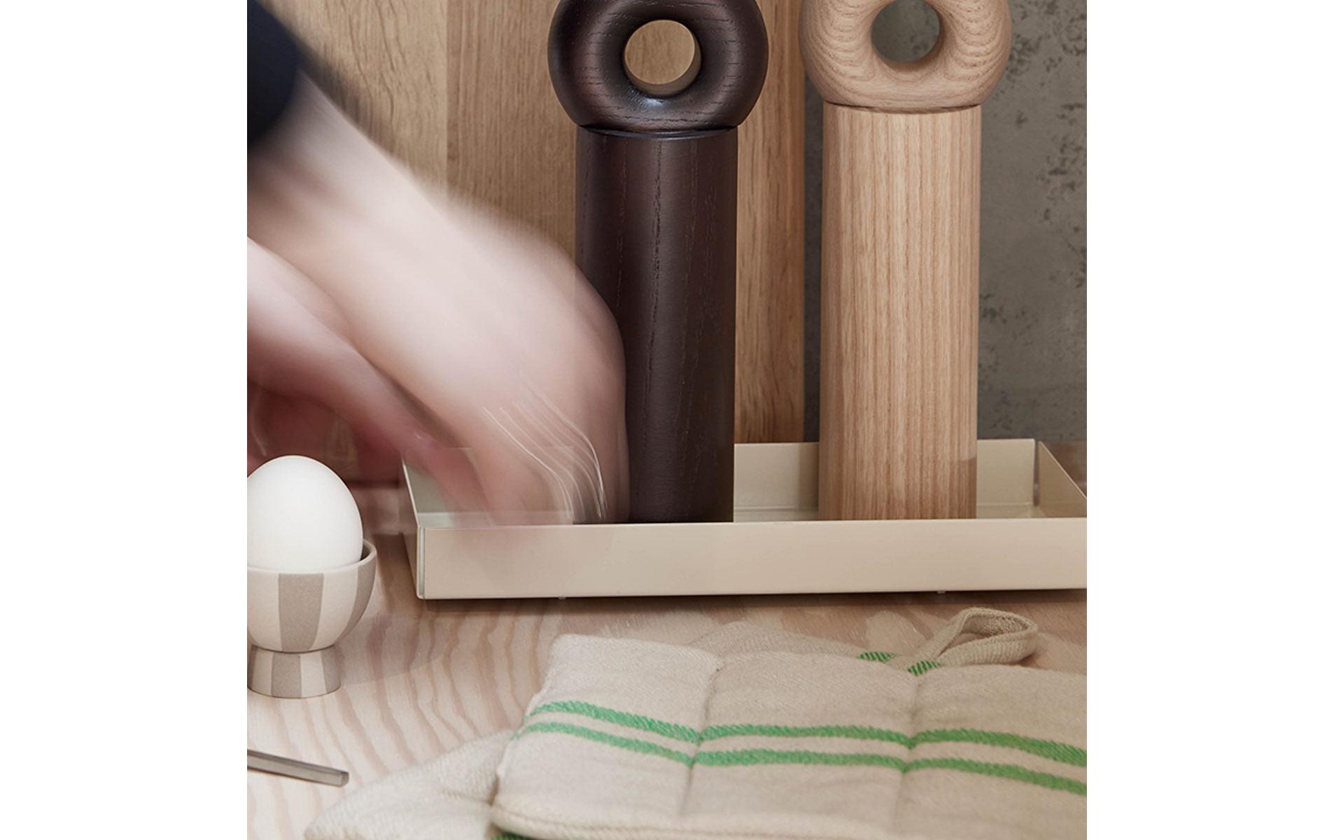 Topflappen Linu 2 Stück, Beige/GrünSchutzlappen zum Kochen oder Backen