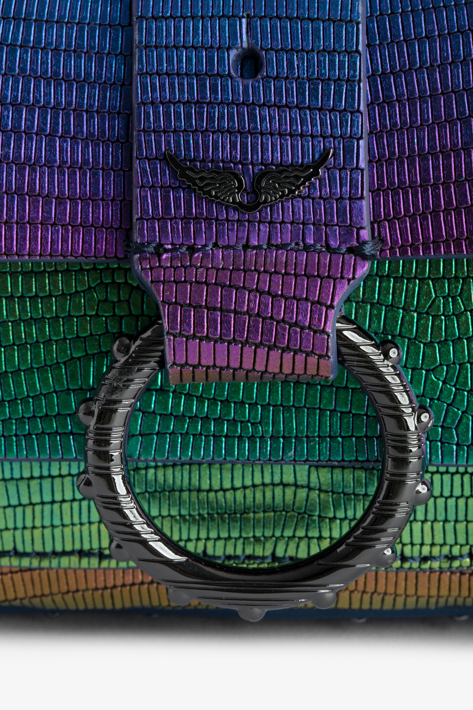 Sac Kate Wallet Métallisé Embossé