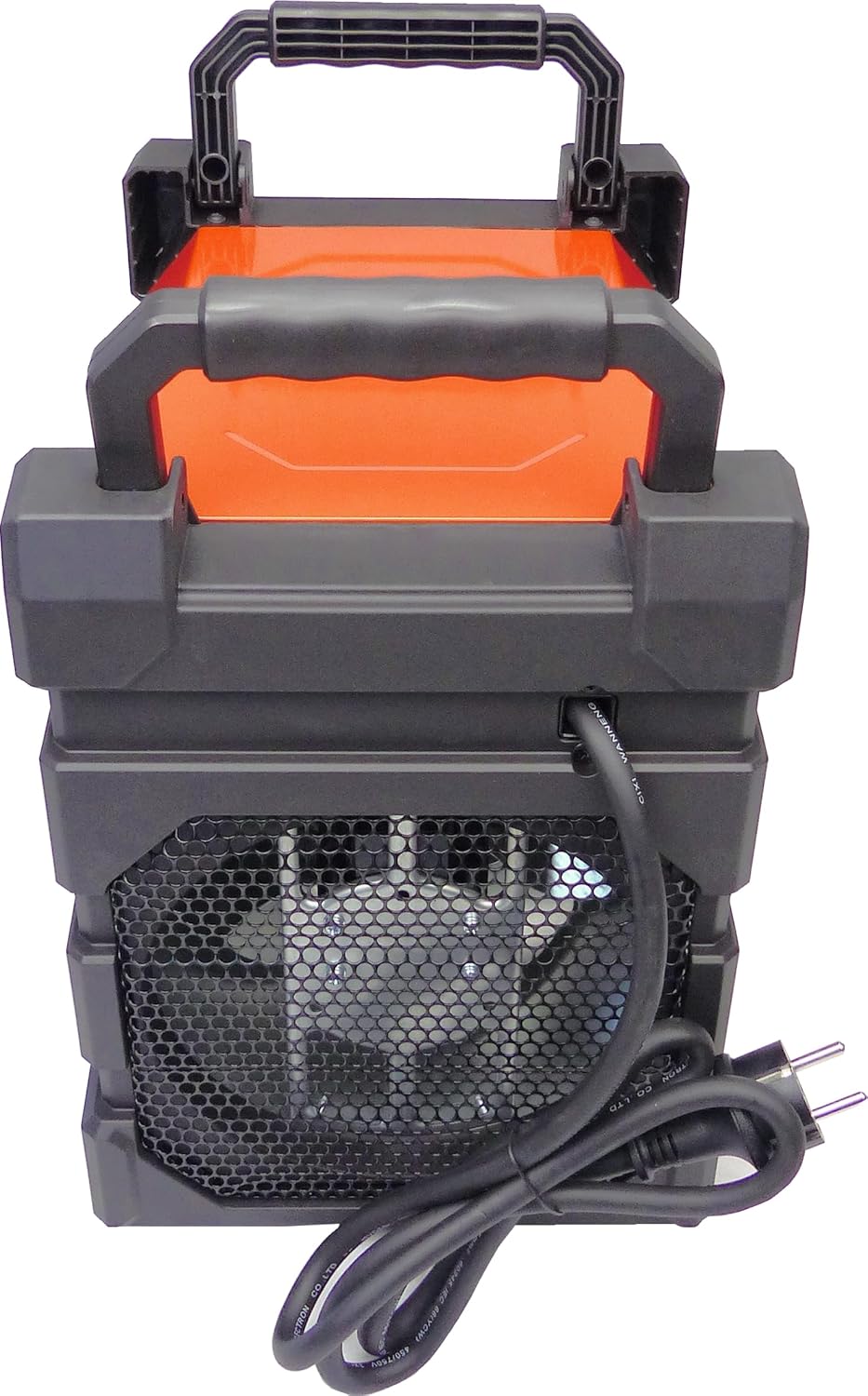 Aktobis Professioneller Elektroheizer Baustellenheizer WDH-BGP03Pro mit Spritzwasserschutz (3 kW / 230 V / IP24)