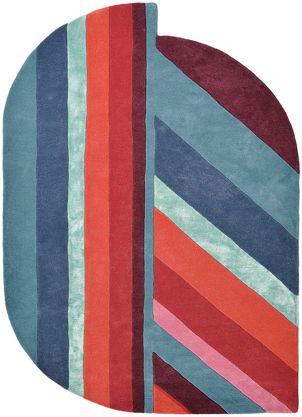 Vloerkleed Blue Jardin