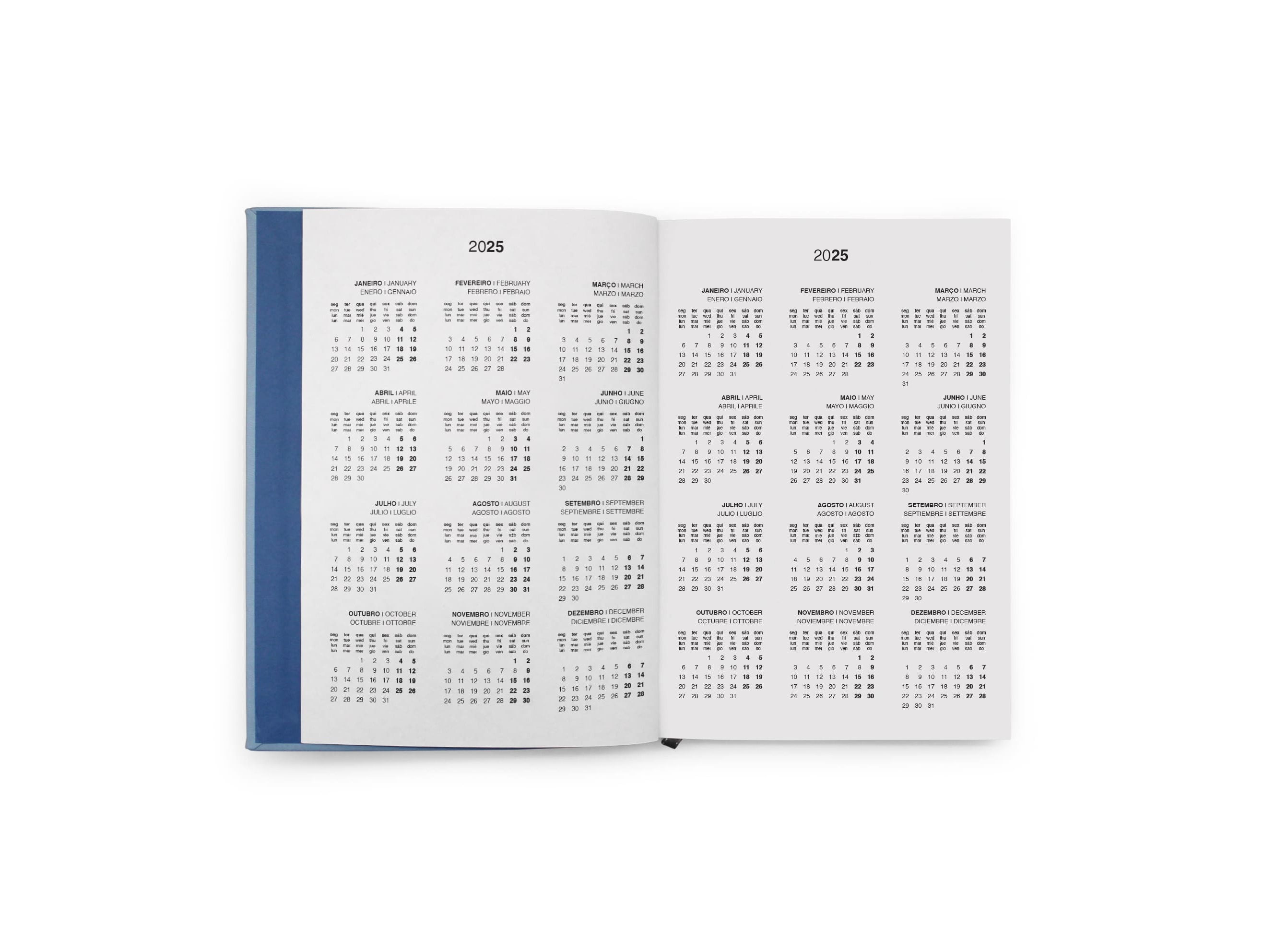 AGENDA 2025 MAKENOTES LIGHT BLUE