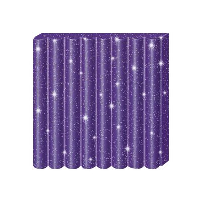 Pâte Fimo Effect - Lilas Pailleté - 57G