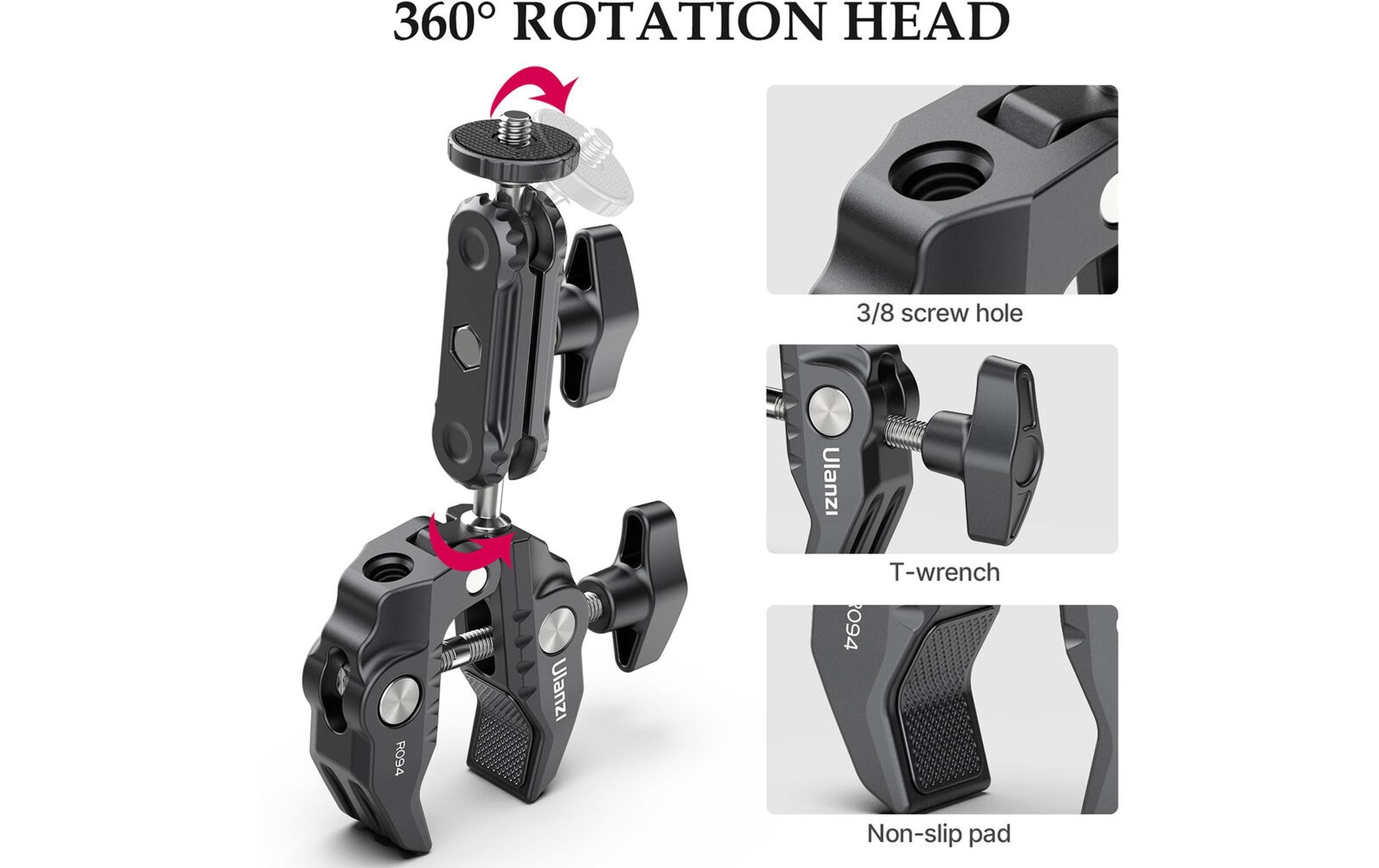 Clamp R094Multifunktionale Superklemme für Kameras