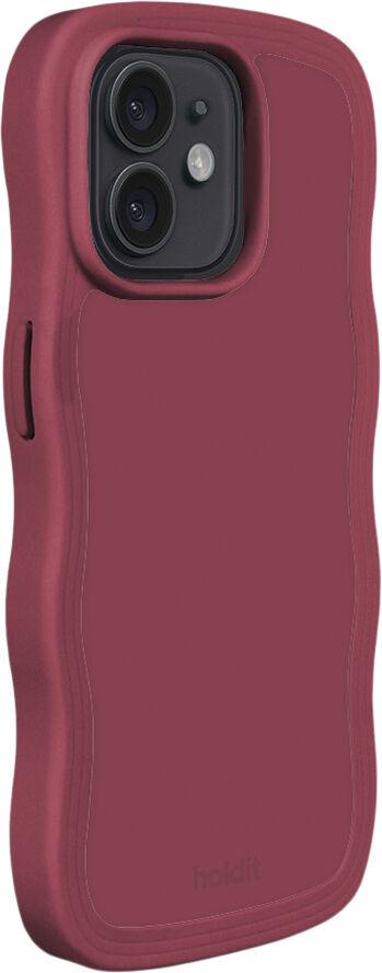 HoldIt Wavy Case iPhone 12/12 Pro Rød