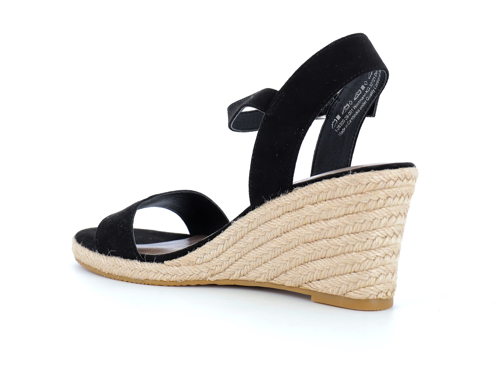 Tamaris-28300 Synthétique Velours Noir