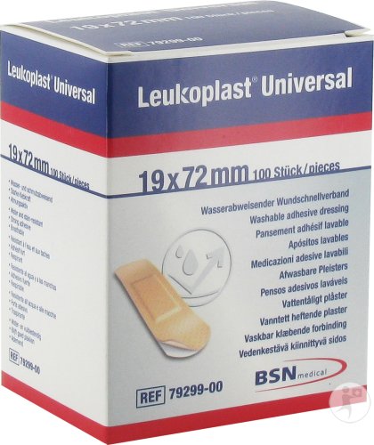 Bsn Medical Leukoplast Universal Pansement Adhésif Lavable 19x72mm 100 Pièces