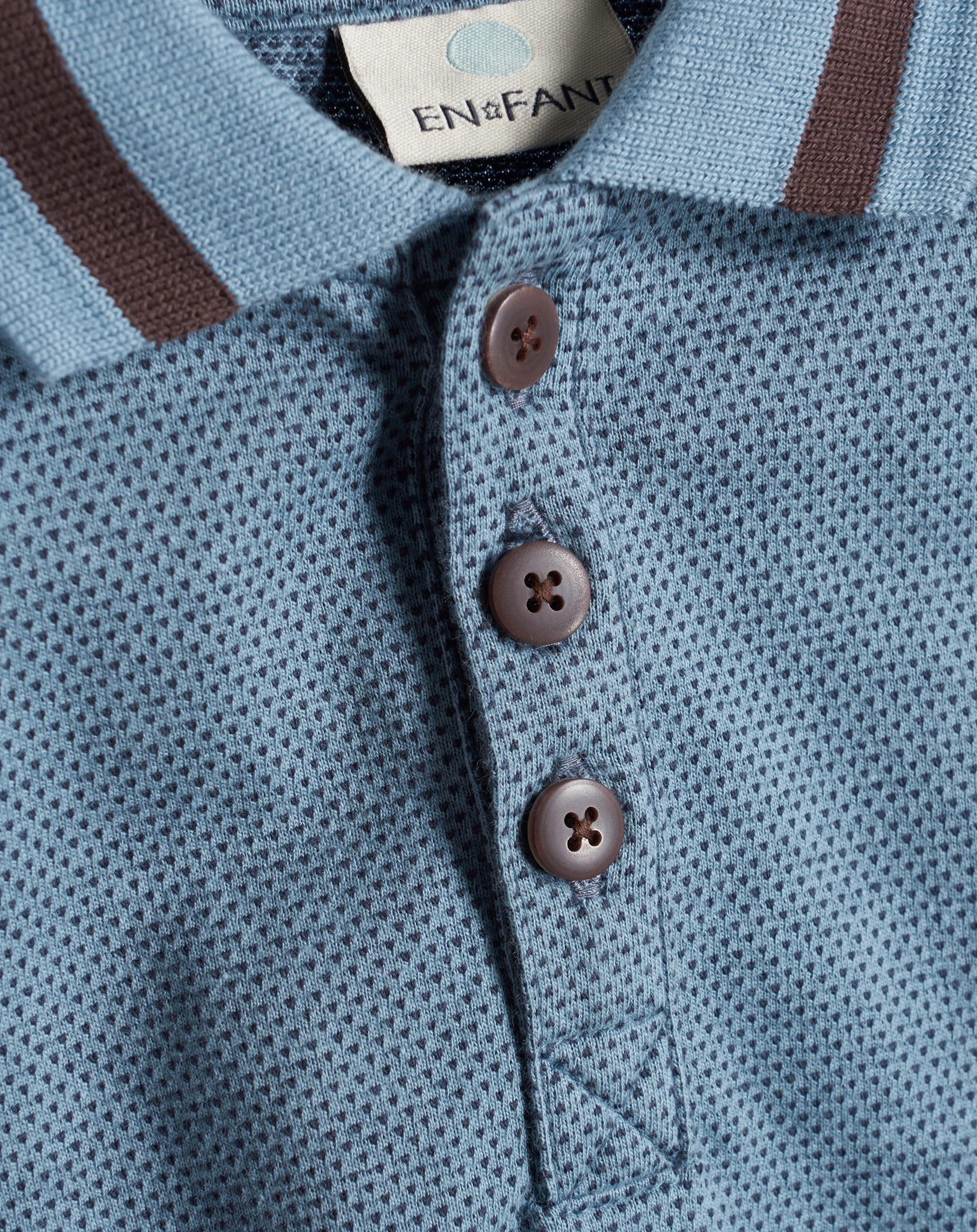 Langarm-Poloshirt AIR in windward blue