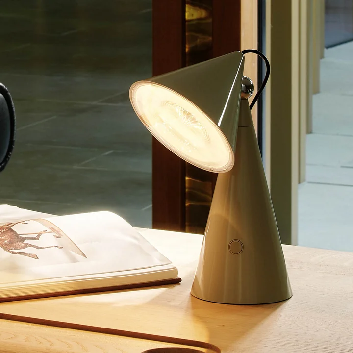 Tom Dixon - Pose LED Tischleuchte mit Akku, indigo
