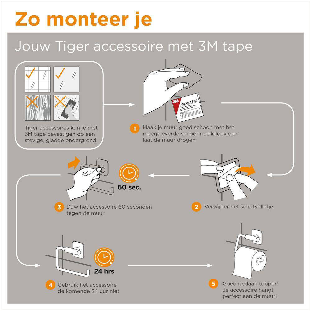 Tiger Tune toiletrolhouder