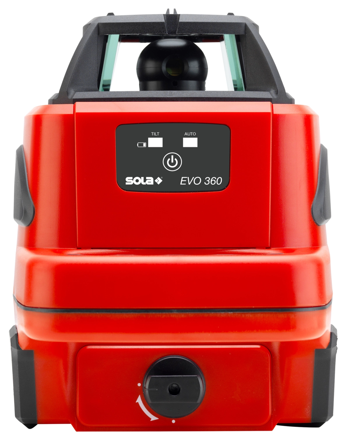 Sola EVO 360 PROFESSIONAL Rotatie laser set In Koffer - Rood - 300m   REC RRD2 Ontvanger