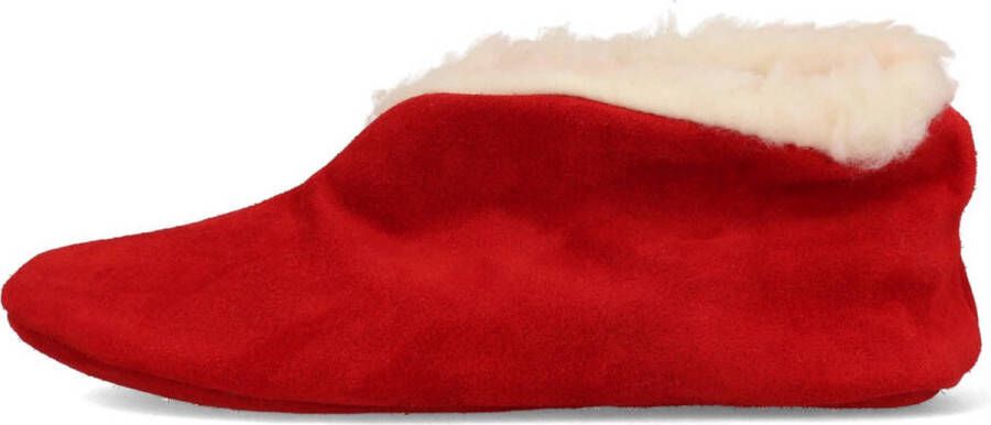 Bernardino ® Spaanse Sloffen 100% Wol Rood