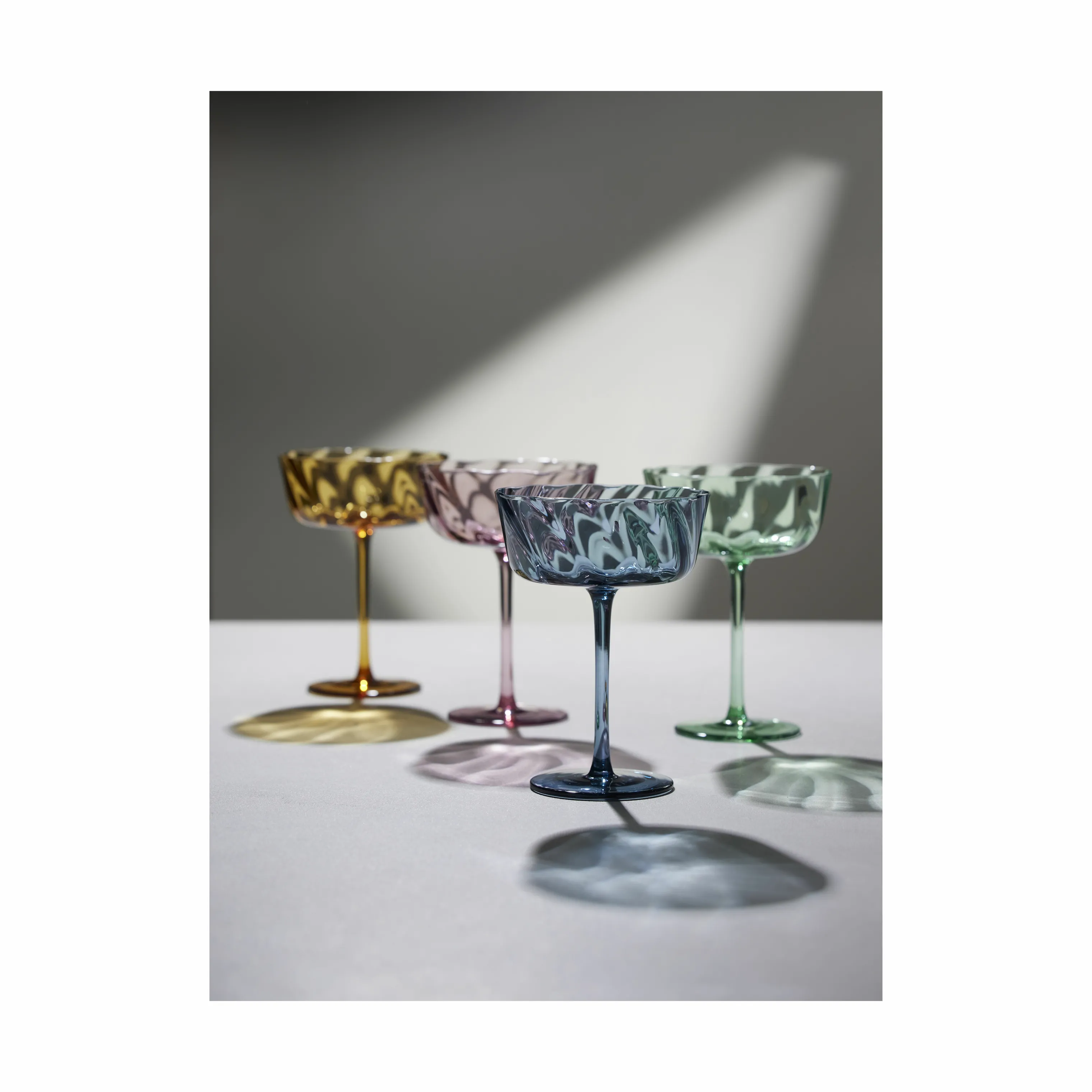Lyngby Glas Vienna Champagneskål - 4 stk.