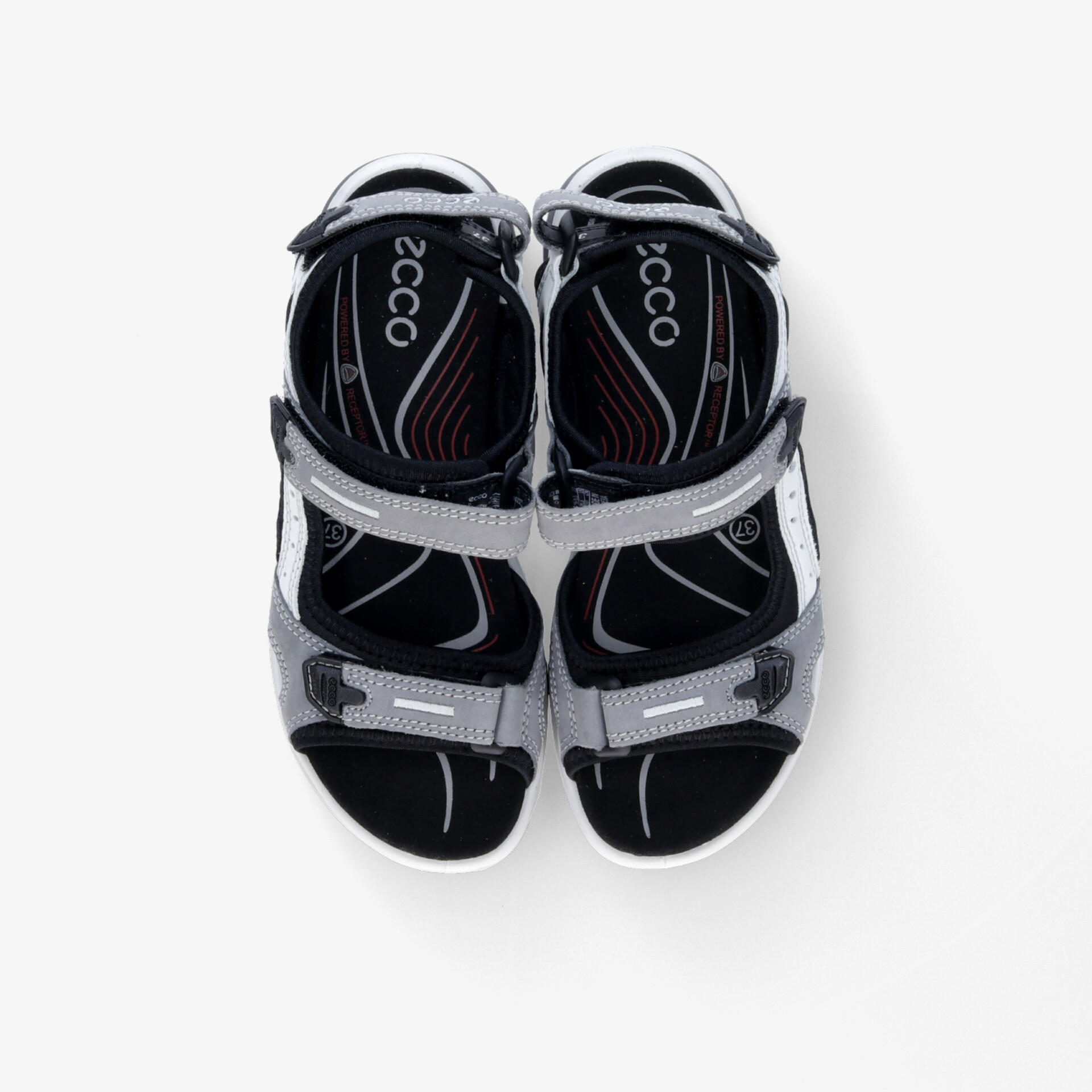 ecco Offroad Yucatan Damen Trekkingsandalen grau