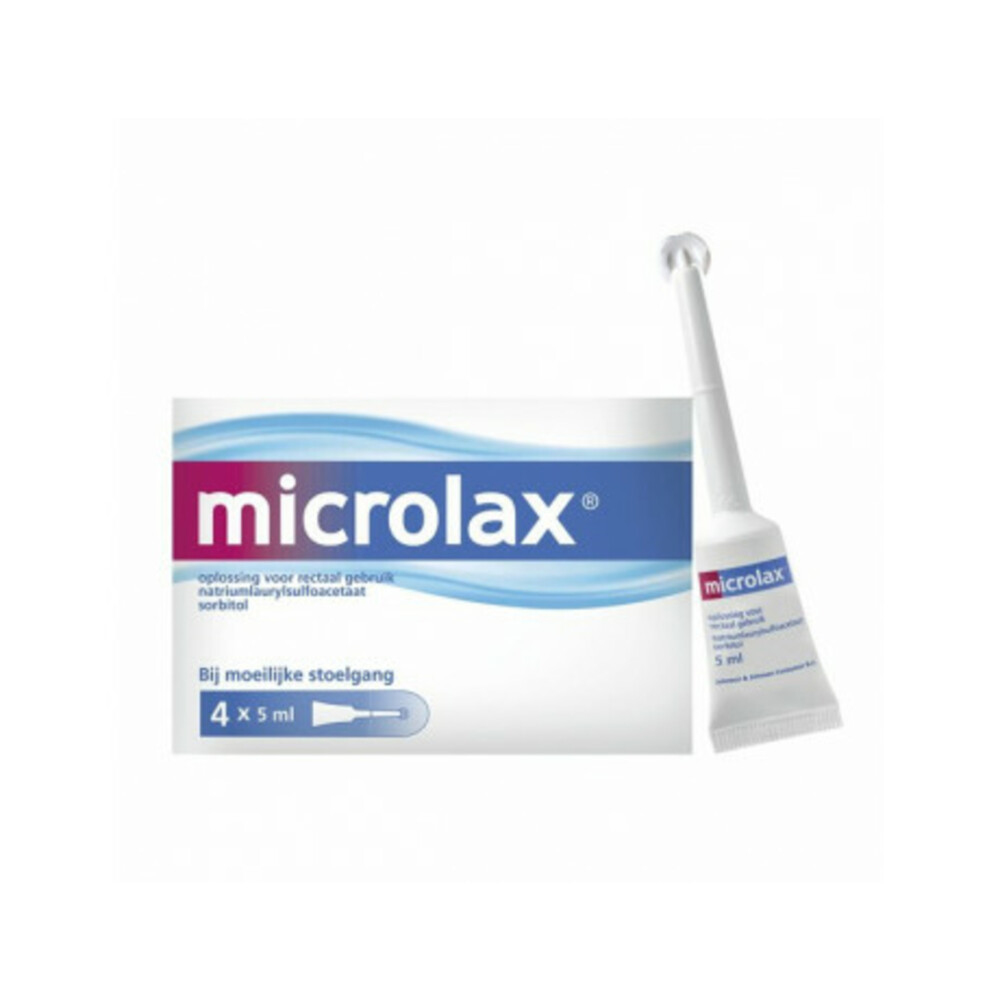 Microlax Oplossing Voor Rectaal Gebruik 4 stuks