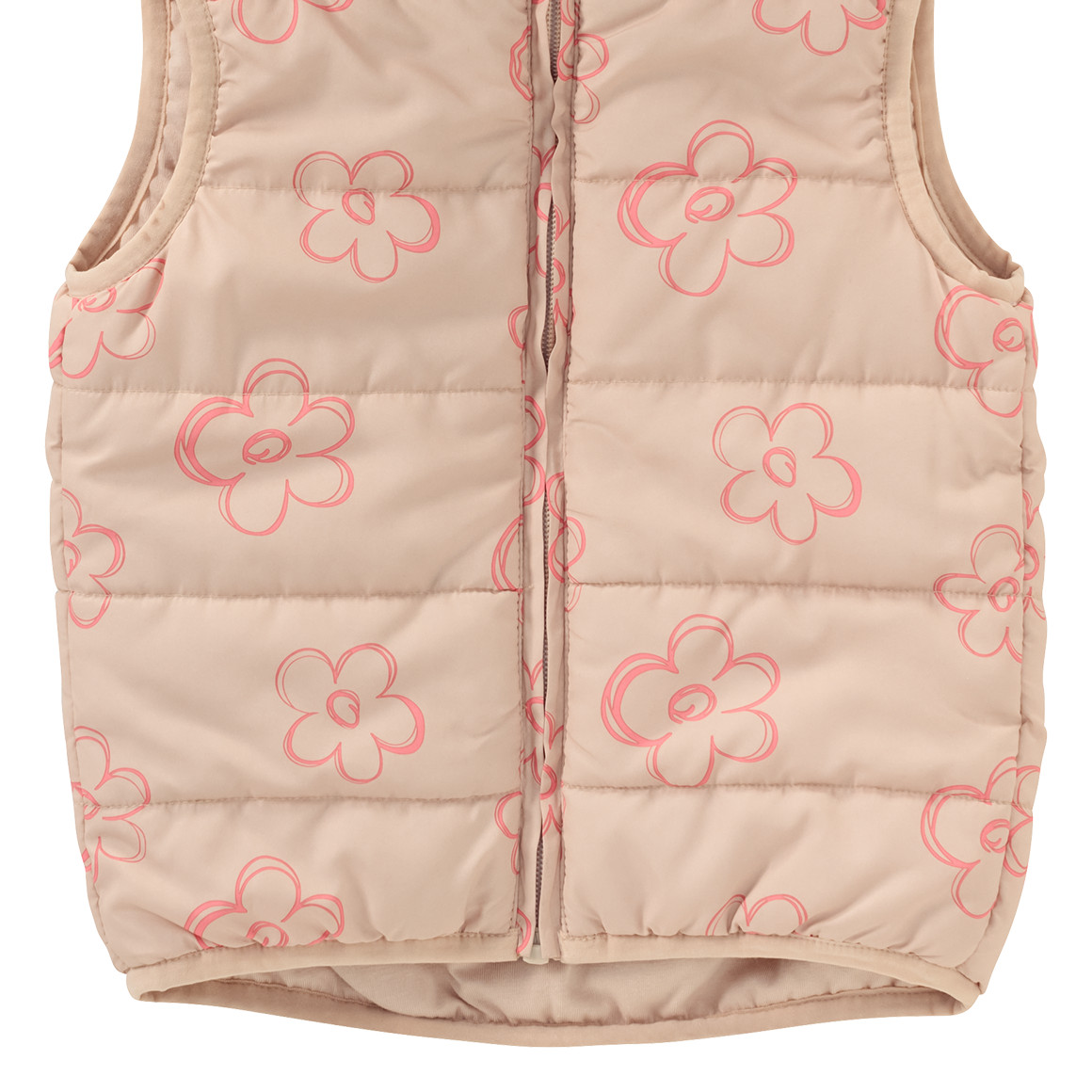 Topomini Baby Steppweste mit Öhrchen beige