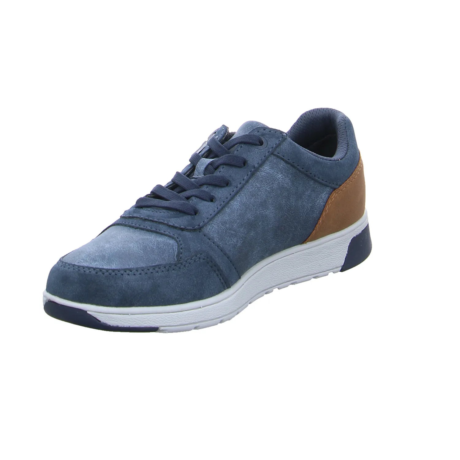 BUGATTI SHOES Halbschuhe Sneaker Blau Lederimitat
