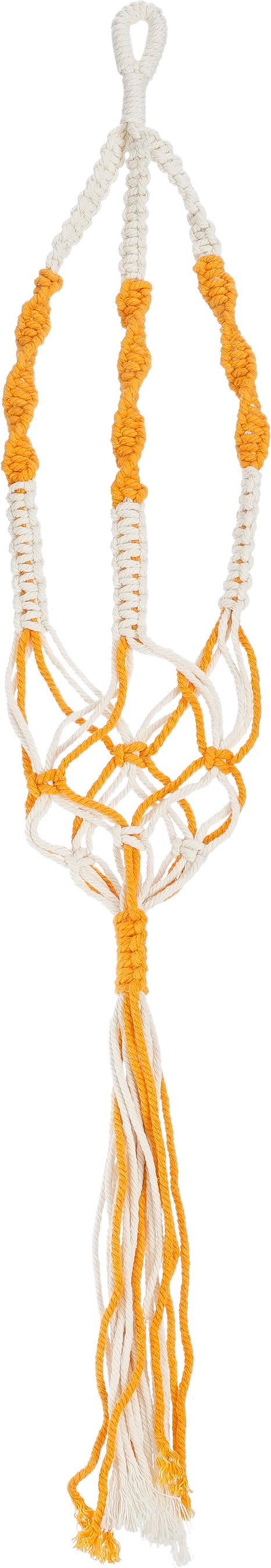 Mica Decorations plantenhanger geel 84 x 4 x 1,5 cm