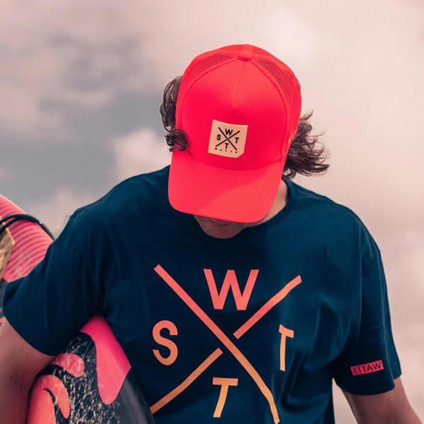 Casquette WATTS TRUCKER CAP SEATTLE JR CARBON FLUO PINK